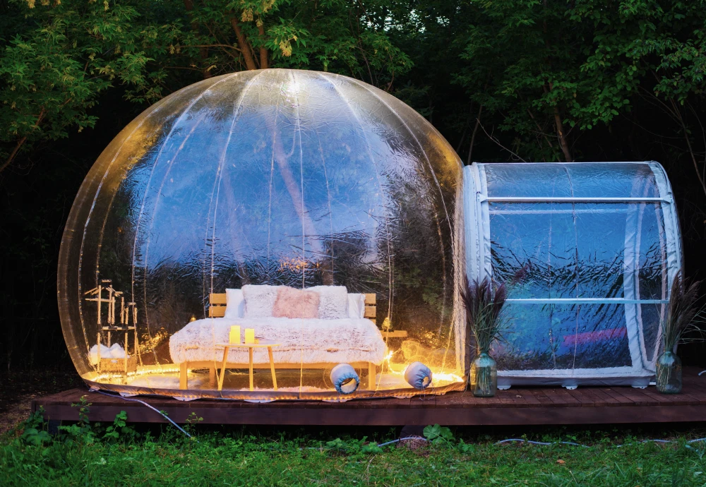 outdoor tent bubble